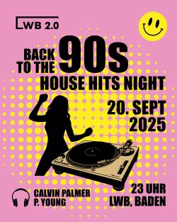 BACK TO THE 90S - HOUSE HITS NIGHT